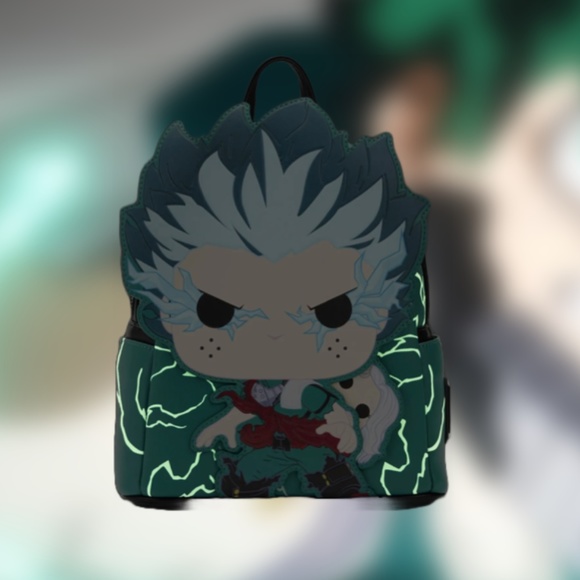 Loungefly My Hero‎ Academia Deku Infinity Cosplay Glow in the Dark Mini Backpack main image 7